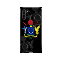 Cook Islands Phone Case - Coat Of Arms Samsung Galaxy Note 10 Black One Style - Polynesian Pride