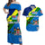 Vanuatu Malampa Fiji Day Matching Hawaiian Shirt and Dress October 10 LT8 Blue - Polynesian Pride