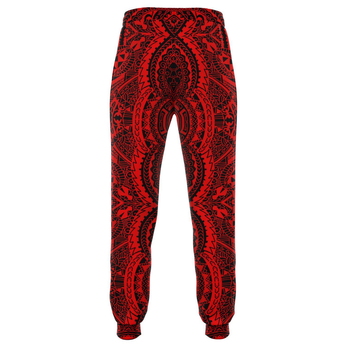 Polynesian Symmetry Red Joggers - Polynesian Pride