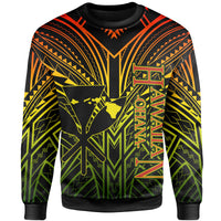 Hawaii Sweatshirt - Reggae Kanaka Maoli - Polynesian Pride
