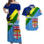Vanuatu Malampa Fiji Day Matching Hawaiian Shirt and Dress Simple Style LT8 Blue - Polynesian Pride