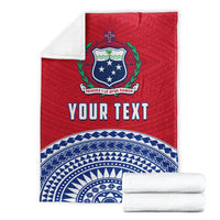 (Custom Personalised) Tuamasaga Samoa Premium Blanket Polynesian Pattern LT13 - Polynesian Pride