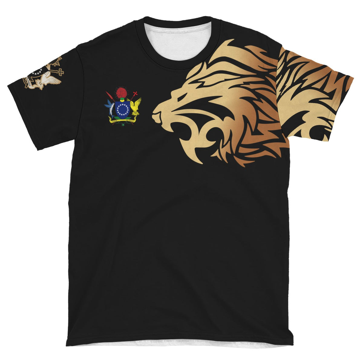 Cook Islands T Shirt Lion Style - Polynesian Pride