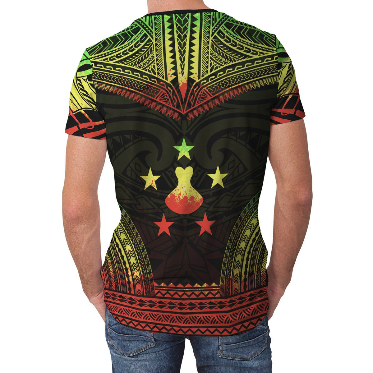 Austral Islands T Shirt Austral Islands Polynesian Chief Reggae Version - Polynesian Pride