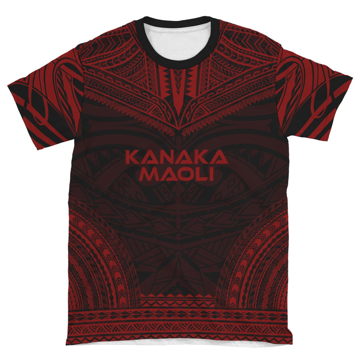 Polynesian Unisex T Shirt Kanaka Maoli Polynesian Chief Red Version - Polynesian Pride