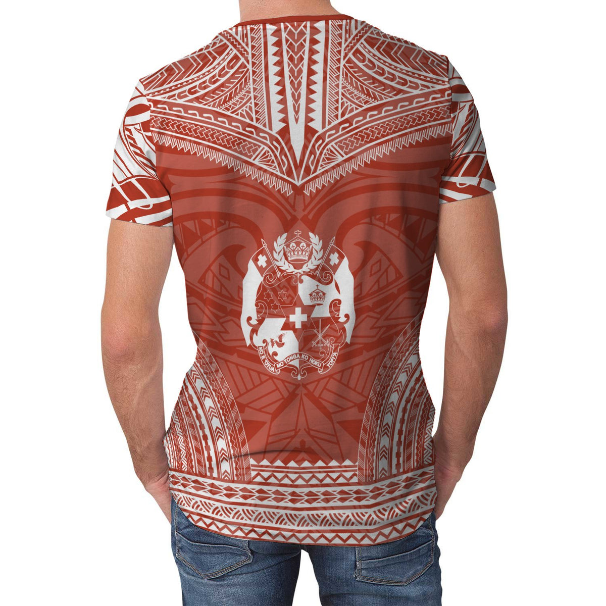 Tonga T Shirt Tonga Polynesian Chief Red Version - Polynesian Pride