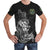 Cook Islands T Shirt Lion with Crown (Womens/Mens) Unisex Black - Polynesian Pride