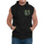 Cook Islands Sleeveless Hoodie Unisex Black - Polynesian Pride
