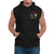 Cook Islands Sleeveless Hoodie Unisex Black - Polynesian Pride