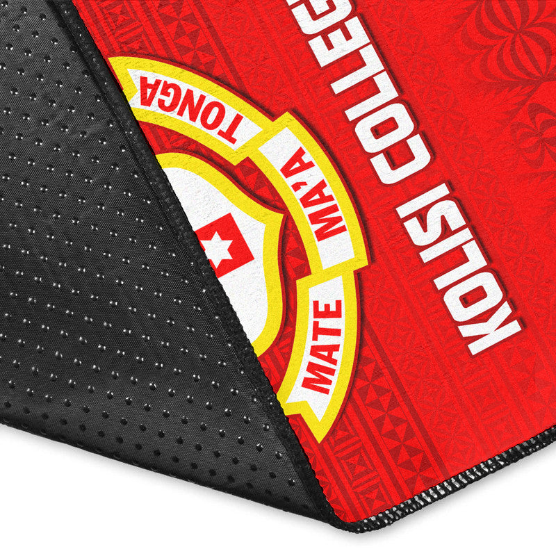 Kolisi Tonga College Atele Area Rug 140 Years Anniversary Tongan Ngatu Ver.01 LT13 - Polynesian Pride