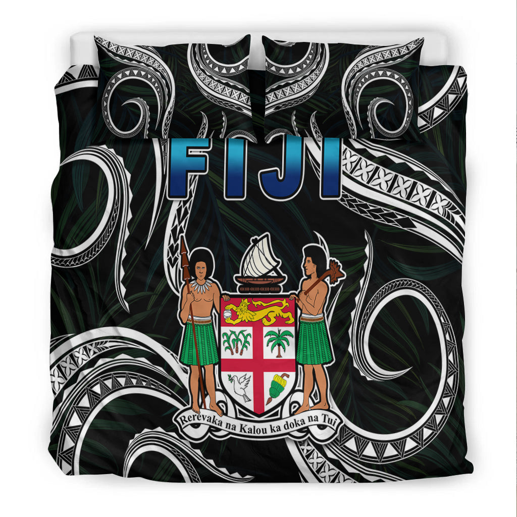 Fiji Coat of Arms Bedding Set Polynesian mix Coconut Pattern LT13 - Polynesian Pride