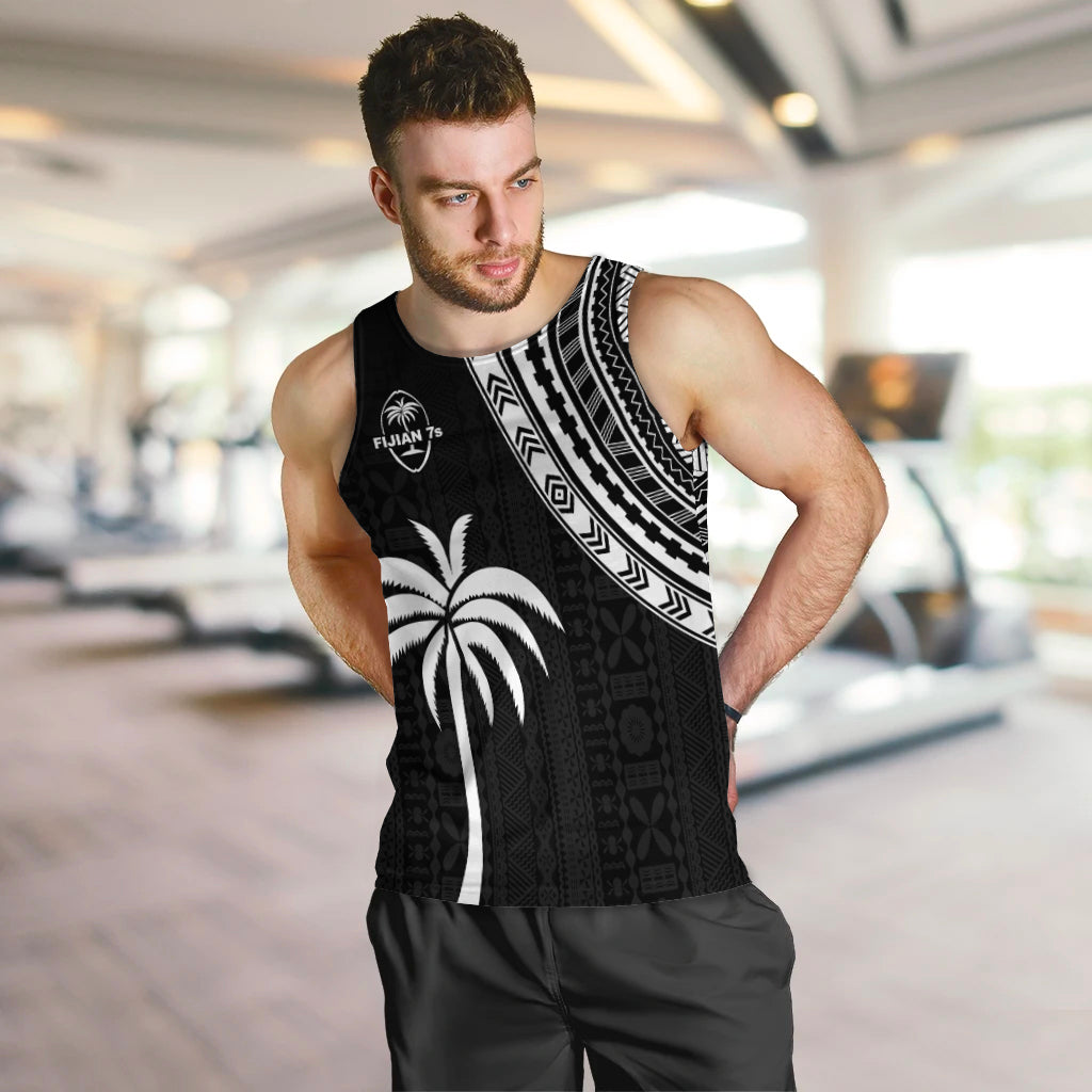 Fiji Rugby Sevens Men Tank Top Fijian 7s Tapa Polynesian LT13 - Polynesian Pride
