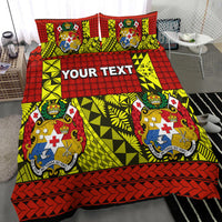 (Custom Personalised) Tonga Bedding Set Be Unique Version 04 Red LT13 - Polynesian Pride