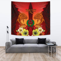 Pohnpei Custom Personalised Tapestries - Tribal Tuna Fish - Polynesian Pride