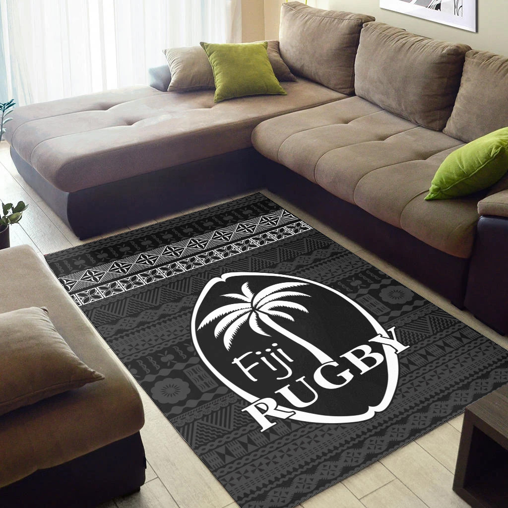 Fiji Rugby Area Rug Lifestyle 2022 Flying Fijians LT13 - Polynesian Pride