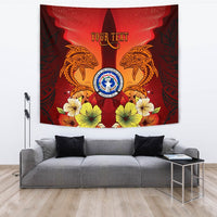 Northern Mariana Islands Custom Personalised Tapestries - Tribal Tuna Fish - Polynesian Pride