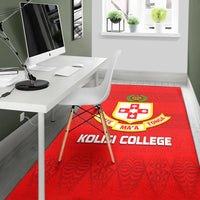 Kolisi Tonga College Atele Area Rug 140 Years Anniversary Tongan Ngatu Ver.01 LT13 - Polynesian Pride