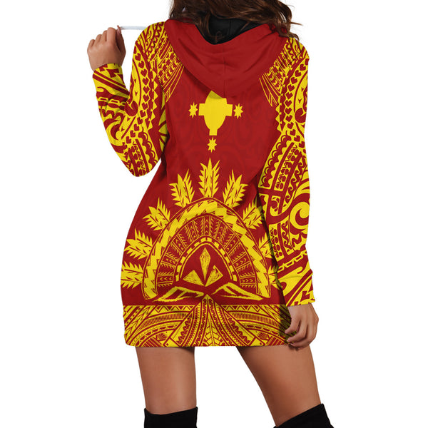 Rotuma Hoodie Dress - Noatau Tapa Patterns LT13