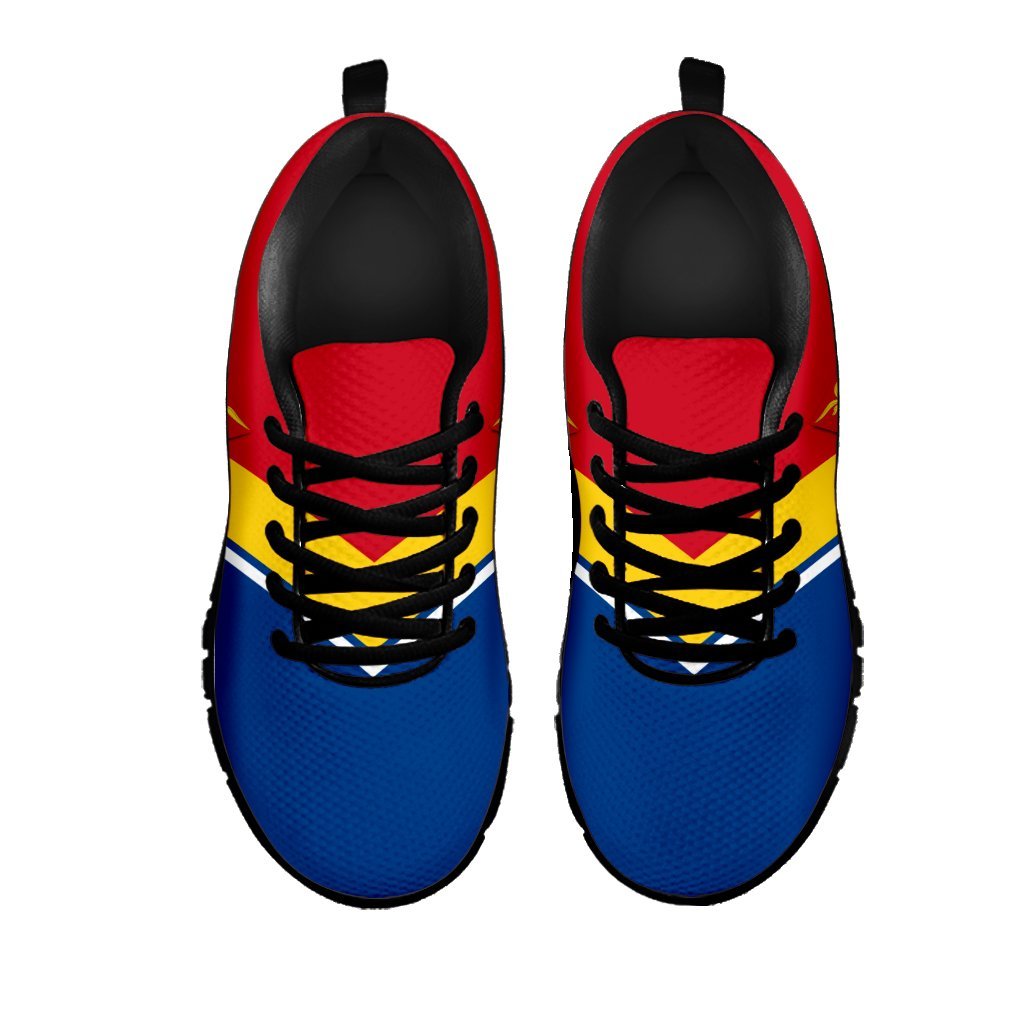 Kiribati Rising Sneakers - Kiribati Coat Of Arms - A06 - Polynesian Pride