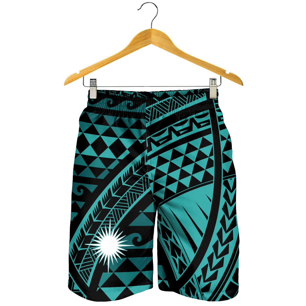 Marshall Islands Men's Short - Tribal Seamless Pattern - Polynesian Pride