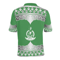 Vanuatu Polo Shirt Vanuatuan Wave Style - Polynesian Pride