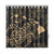Turtle Hibiscus Map Gold Shower Curtain 177 x 172 (cm) Gold - Polynesian Pride