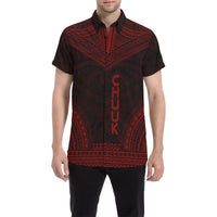 Chuuk Polynesian Chief Shirt - Red Version - Polynesian Pride
