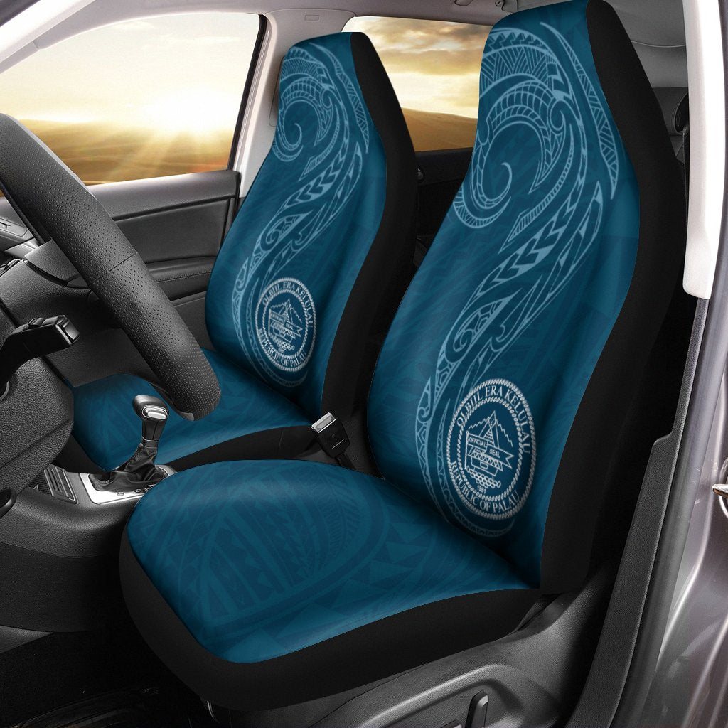 Palau Car Seat Covers - Polynesian Style Universal Fit Blue - Polynesian Pride
