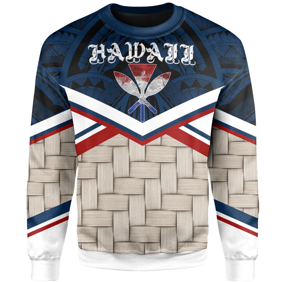 Hawaii Lauhala Kanaka Maoli Sweatshirt - Polynesian Pride