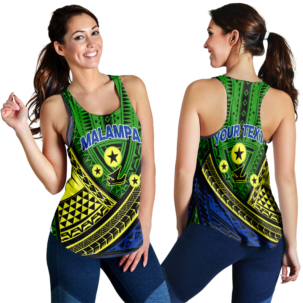 (Custom Personalised) Vanuatu Malampa Province Tribal Pattern Women Tank Top - LT12 - Polynesian Pride