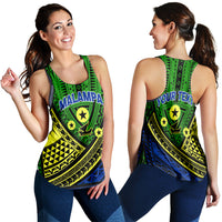 (Custom Personalised) Vanuatu Malampa Province Tribal Pattern Women Tank Top - LT12 - Polynesian Pride