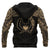 Pohnpei Micronesian Hoodie Gold Heart Shield - Polynesian Pride