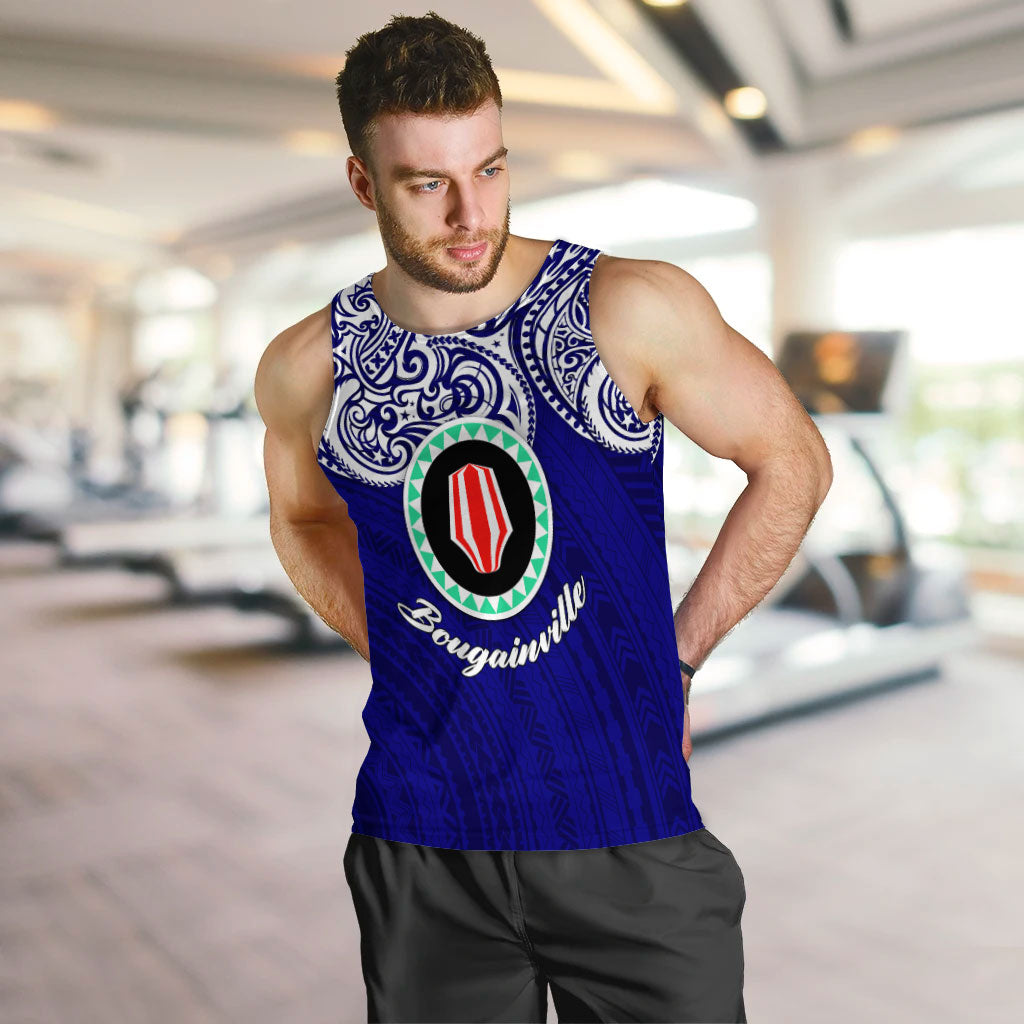 (Custom Personalised) Papua New Guinea Bougainville Pride Men Tank Top - LT12 - Polynesian Pride