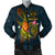 Fiji Polynesian Personalised Men's Bomber Jacket - Legend of Fiji (Blue) Blue - Polynesian Pride