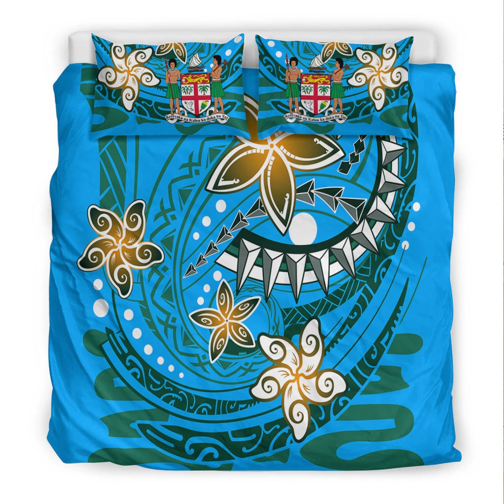 Fiji Bedding Set - Spring Style Blue Color - Polynesian Pride