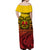 Marquesas Islands Off Shoulder Long Dress Mata Tiki Polynesian Pattern LT13 - Polynesian Pride