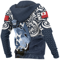 Tonga Polynesian Hoodie Tongan Pride (Blue) - Polynesian Pride