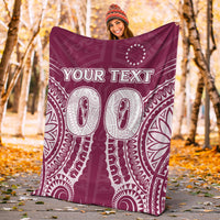 (Custom Personalised) Cook Islands Mangaia Blanket - Tribal Pattern - LT12 - Polynesian Pride