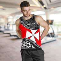 Wallis and Futuna Men Tank Top Fall In The Wave - Polynesian Pride