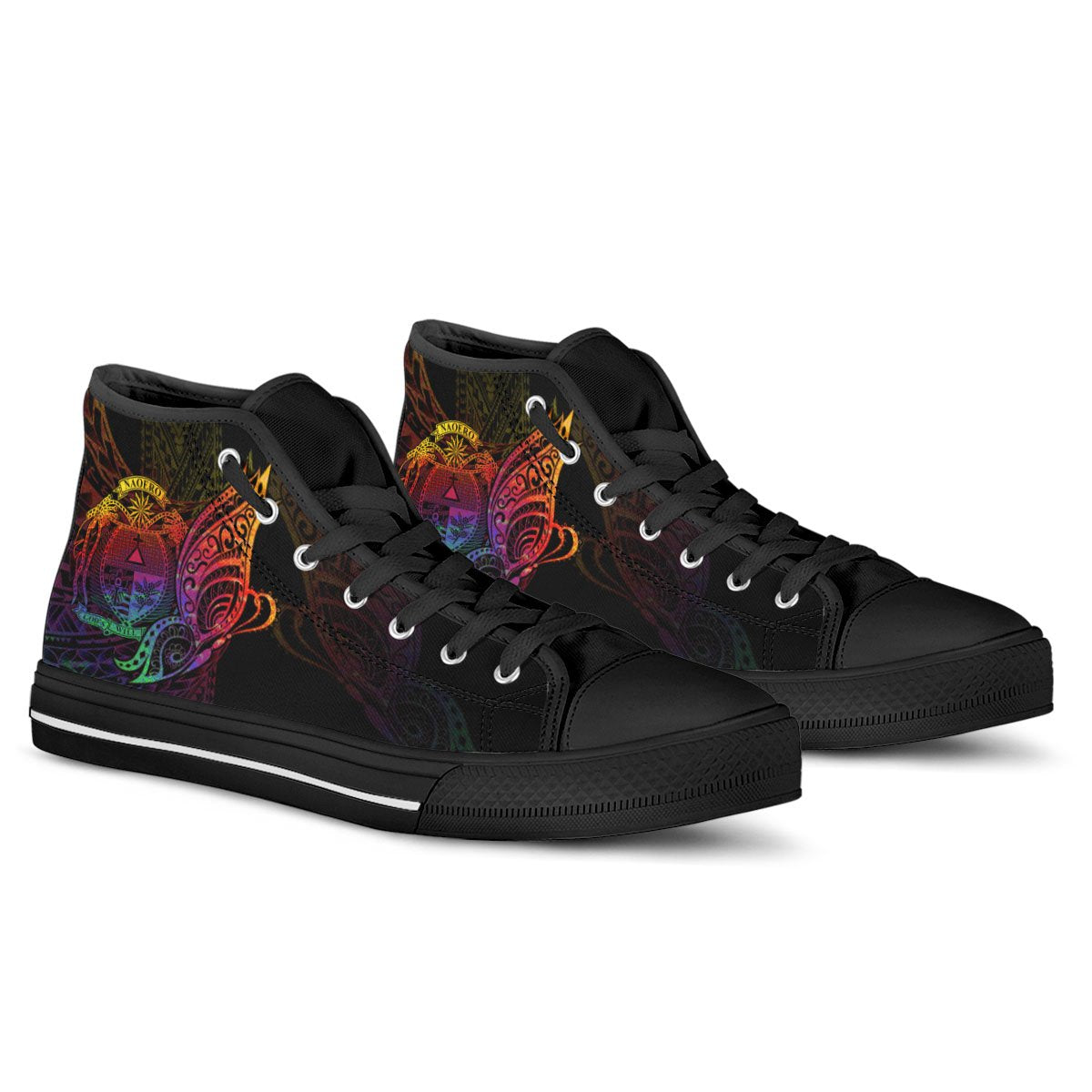 Nauru High Top - Butterfly Polynesian Style - Polynesian Pride