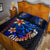 Kosrae Custom Personalised Quilt Bed Set - Vintage Tribal Mountain