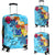 Cook Islands Custom Personalised Luggage Covers - Tropical Style Black - Polynesian Pride