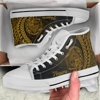 Nauru High Top Shoes - Wings Style - Polynesian Pride