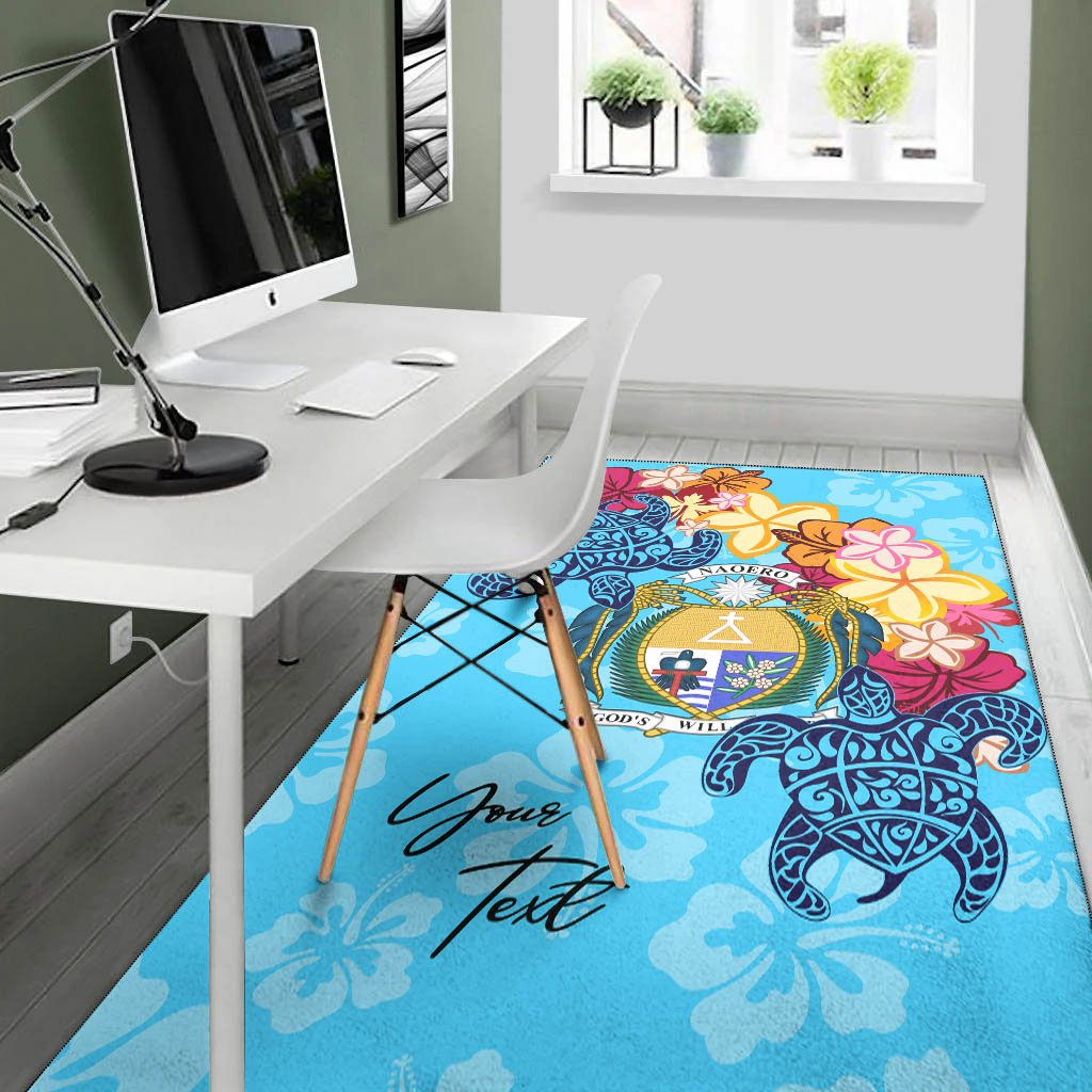 Nauru Area Rug - Custom Personalised Tropical Style - Polynesian Pride