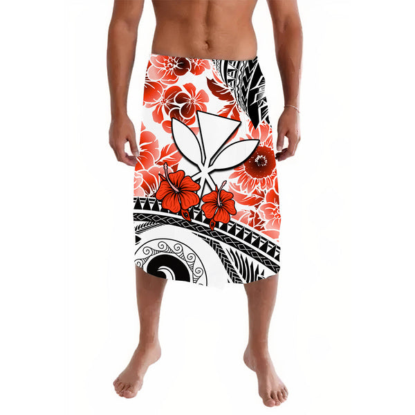 Hawaii Lavalava Polynesiann Tribal Art Green LT14