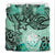 Federated States Of Micronesia Bedding Set - Vintage Floral Pattern Green Color - Polynesian Pride