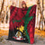 Papua New Guinea East Sepik Province Polynesian Custom Personalised Blanket - Tribal Wave Tattoo - Polynesian Pride