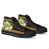 Hawaii High Top Shoes - Polynesian Gold Patterns Collection - Polynesian Pride