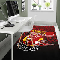 American Samoa Area Rug - Manulele Tausala Nuuuli (Ver 2) - Polynesian Pride