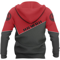 Kanaka Hawaii Zip up Hoodie Stroke Style - Polynesian Pride